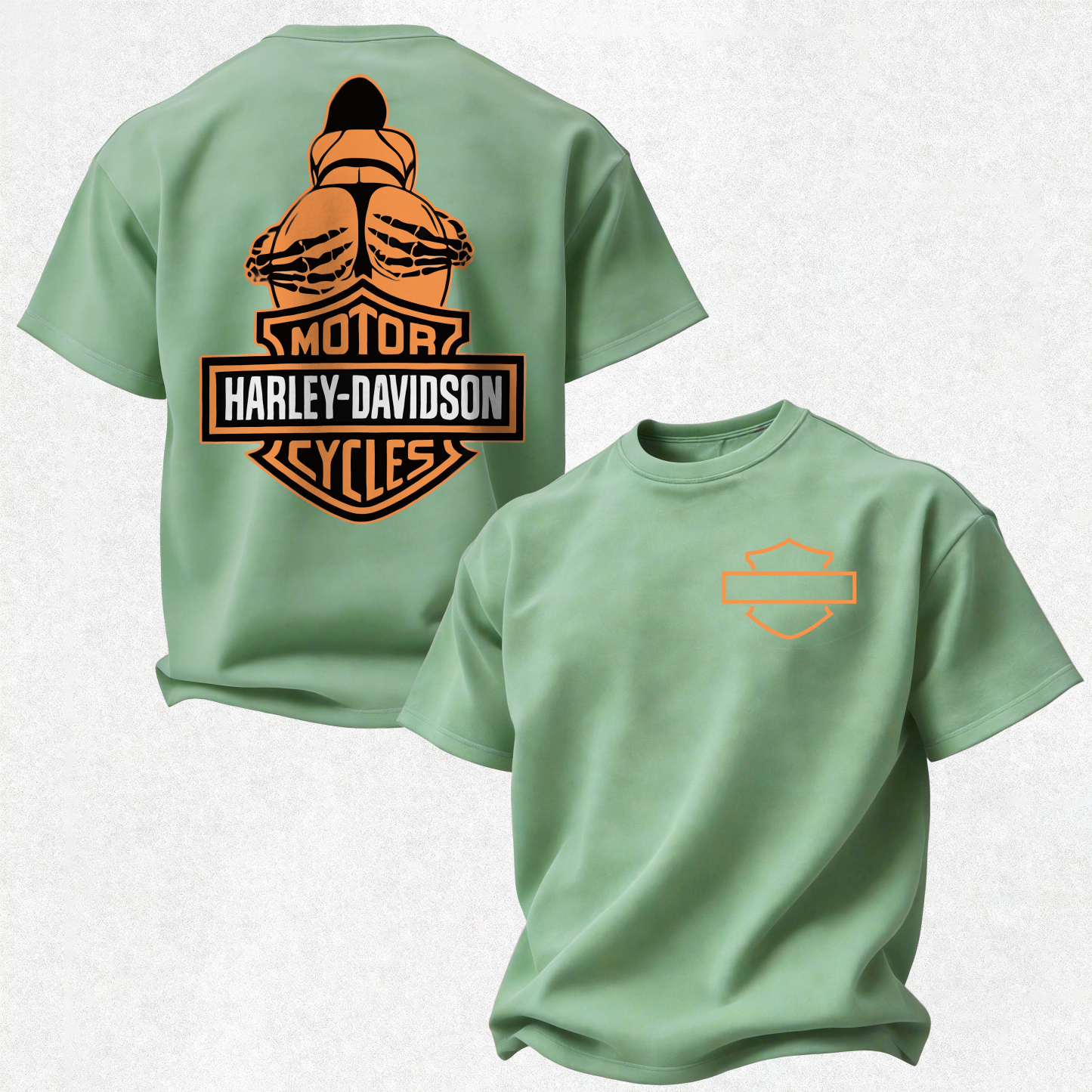  Motorcycles Printed Oversized Unisex T-shirt