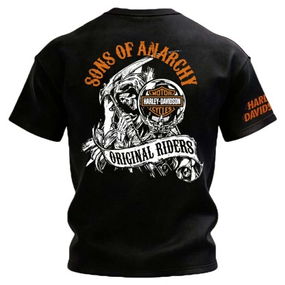  Motorcycles Son of Anarchy Printed Unisex Oversized T-shirt