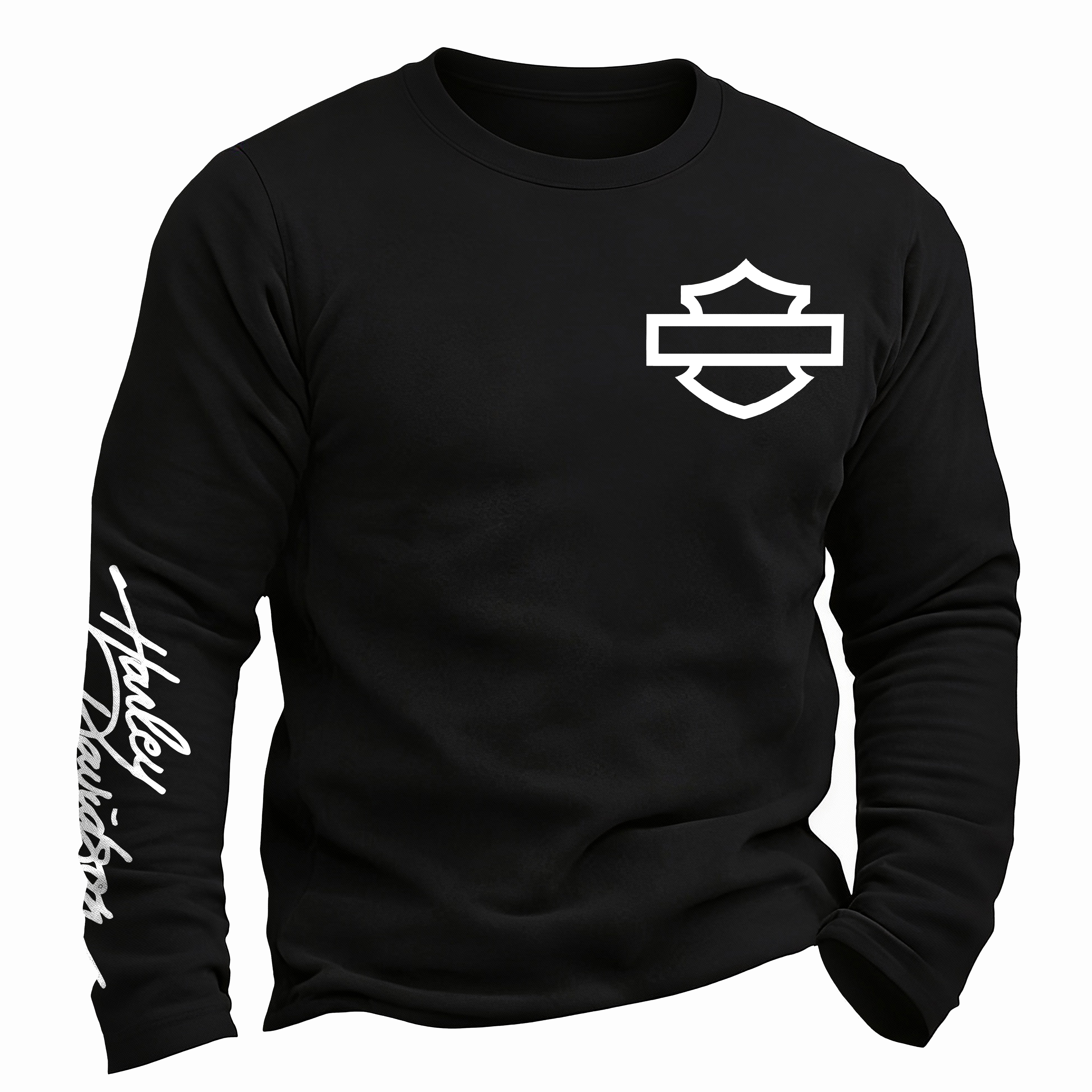  Motorcycles Printed Long Sleeves Men's T-shirt