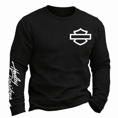  Motorcycles Printed Long Sleeves Men's T-shirt