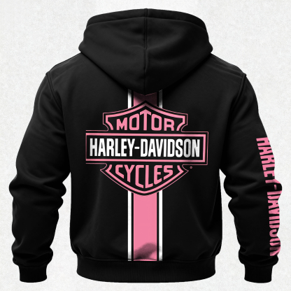  Motorcycles Printed Fleece-lined Unisex Hoodie