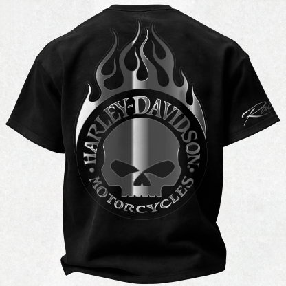  Motorcycles Printed Oversized Unisex T-shirt