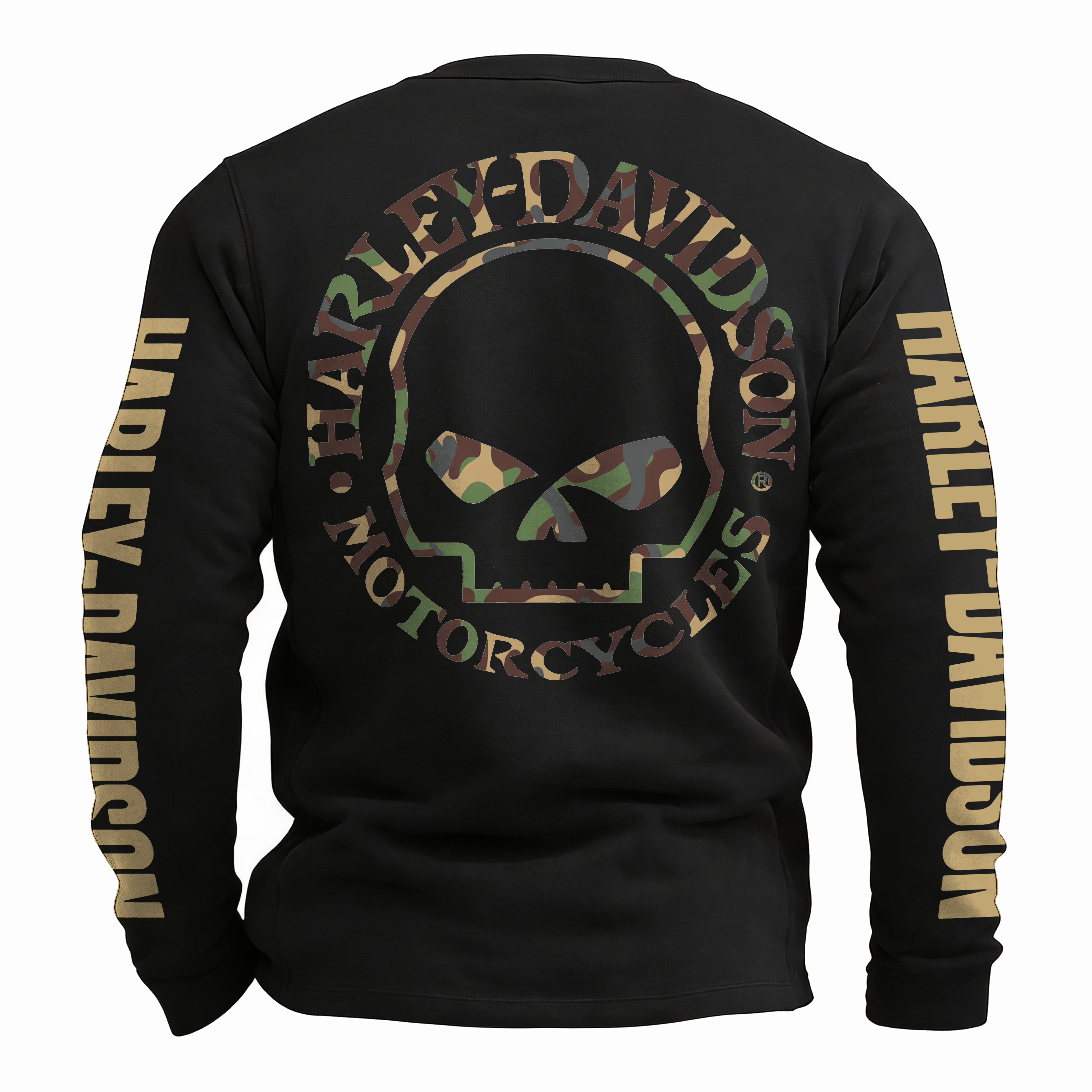  Motorcycles Printed Long Sleeves Men's T-shirt