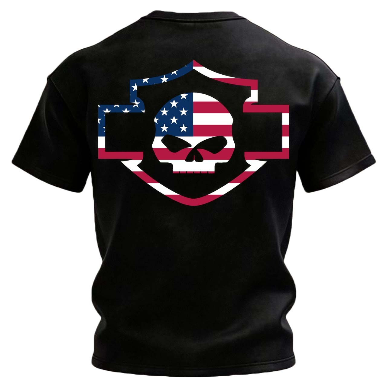  Skull Printed Unisex Oversized T-shirt