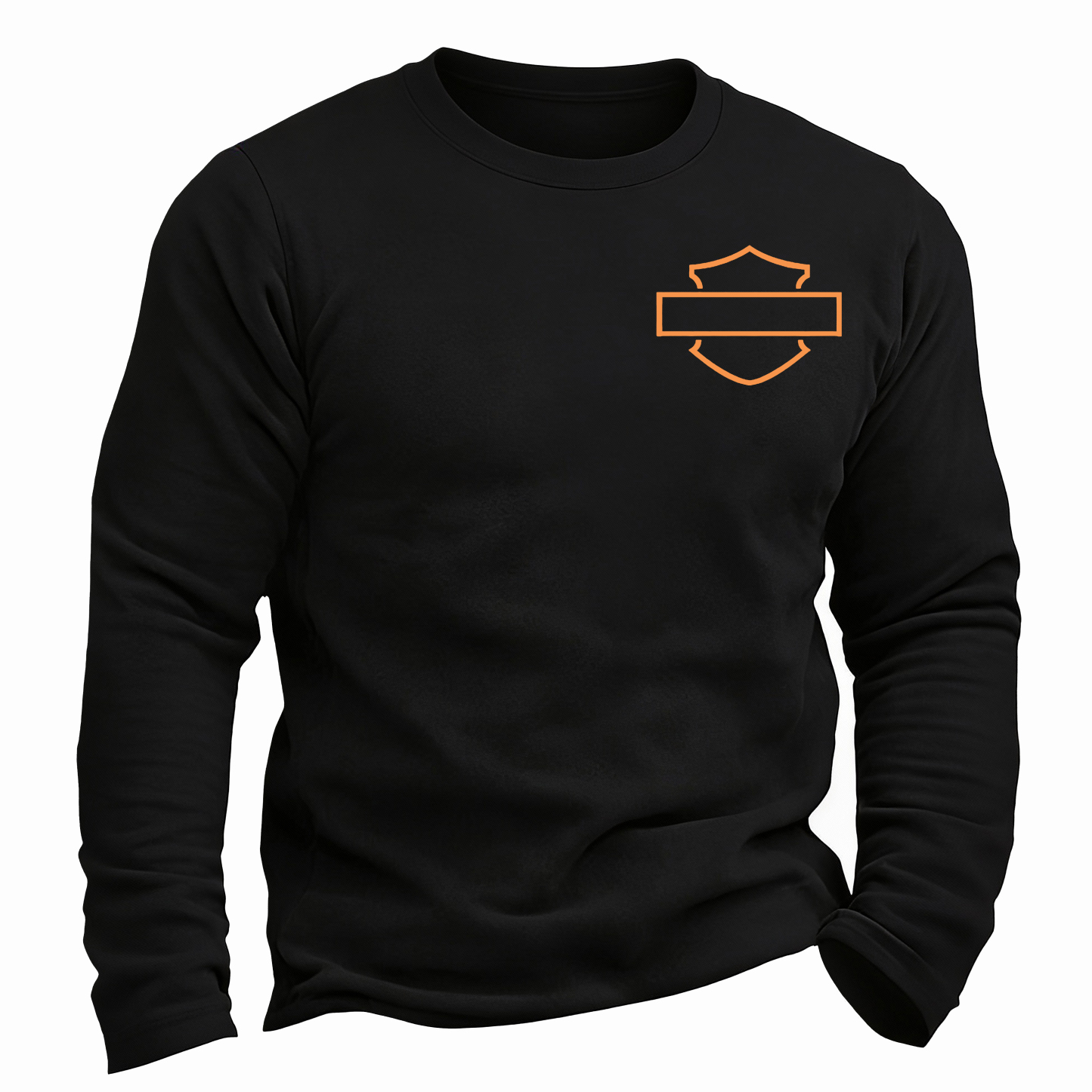  Motorcycles Printed Long Sleeves Men's T-shirt