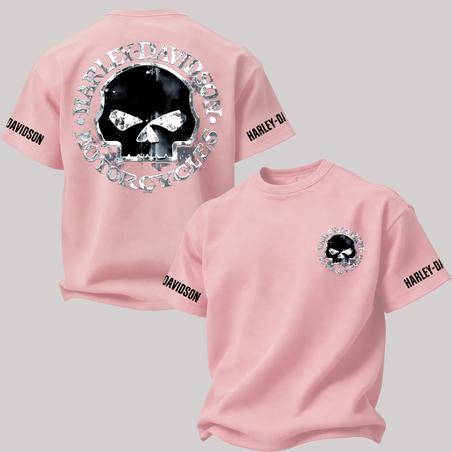  Motorcycles Printed Oversized Unisex T-shirt