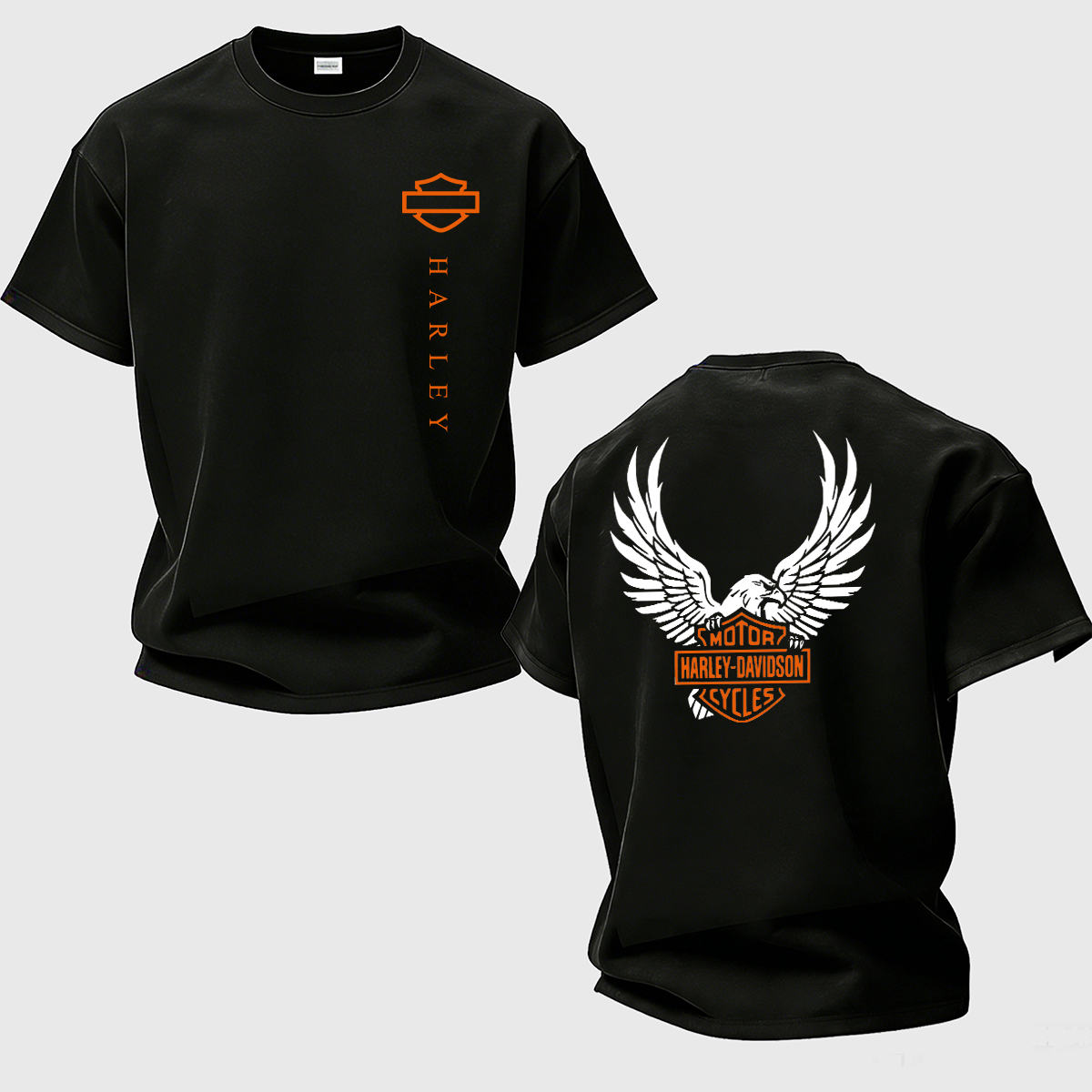 Harley-Davidson Motorcycles Printed Unisex Oversized T-shirts