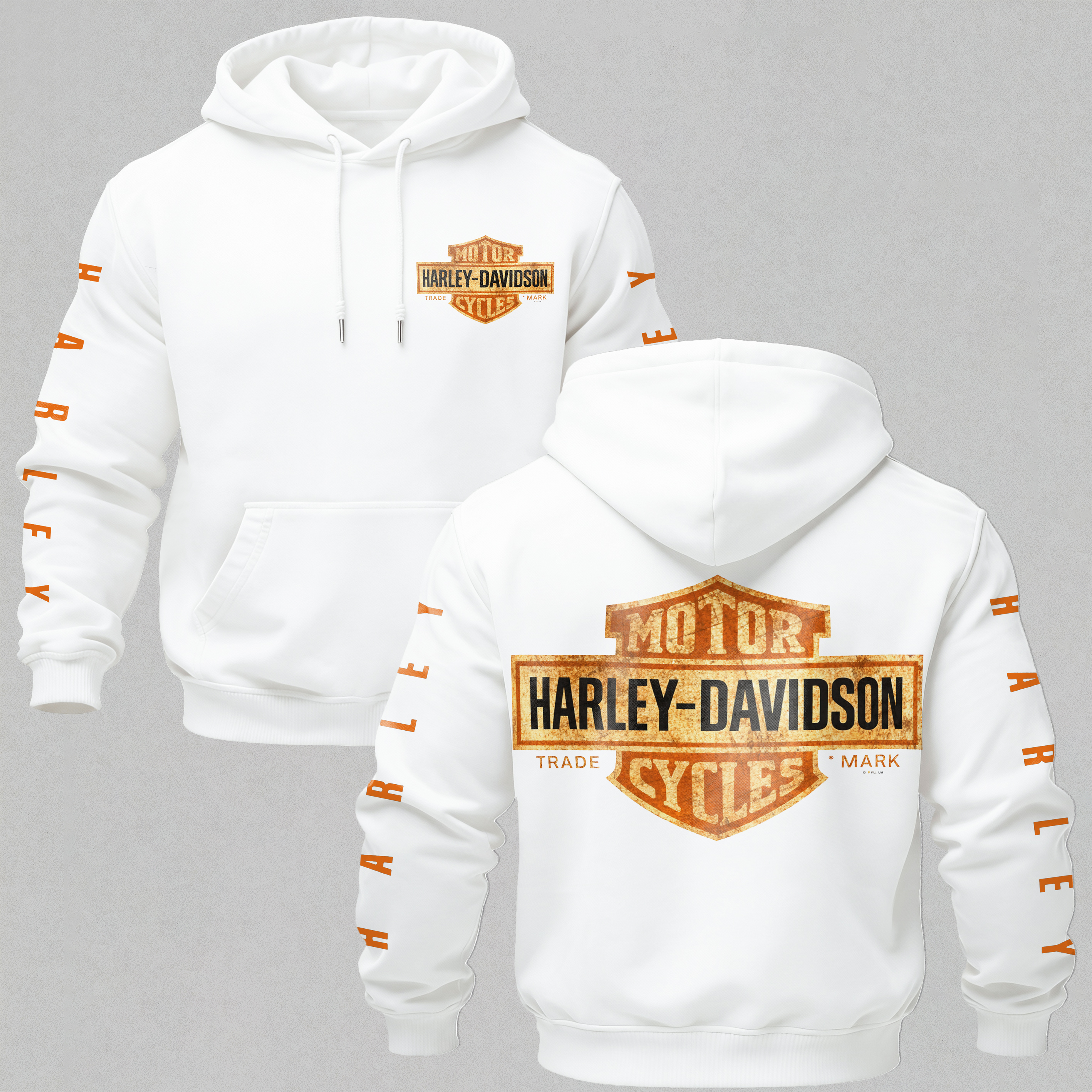  Motorcycles Printed Fleece-lined Unisex Hoodie