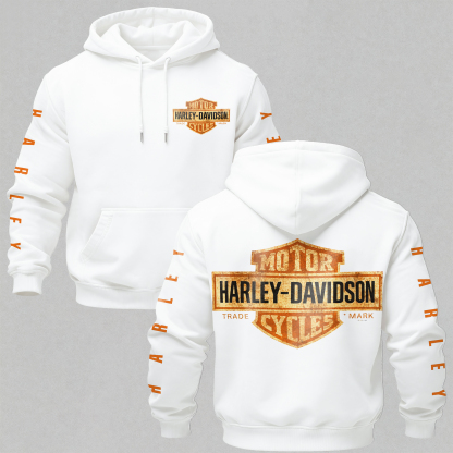  Motorcycles Printed Fleece-lined Unisex Hoodie