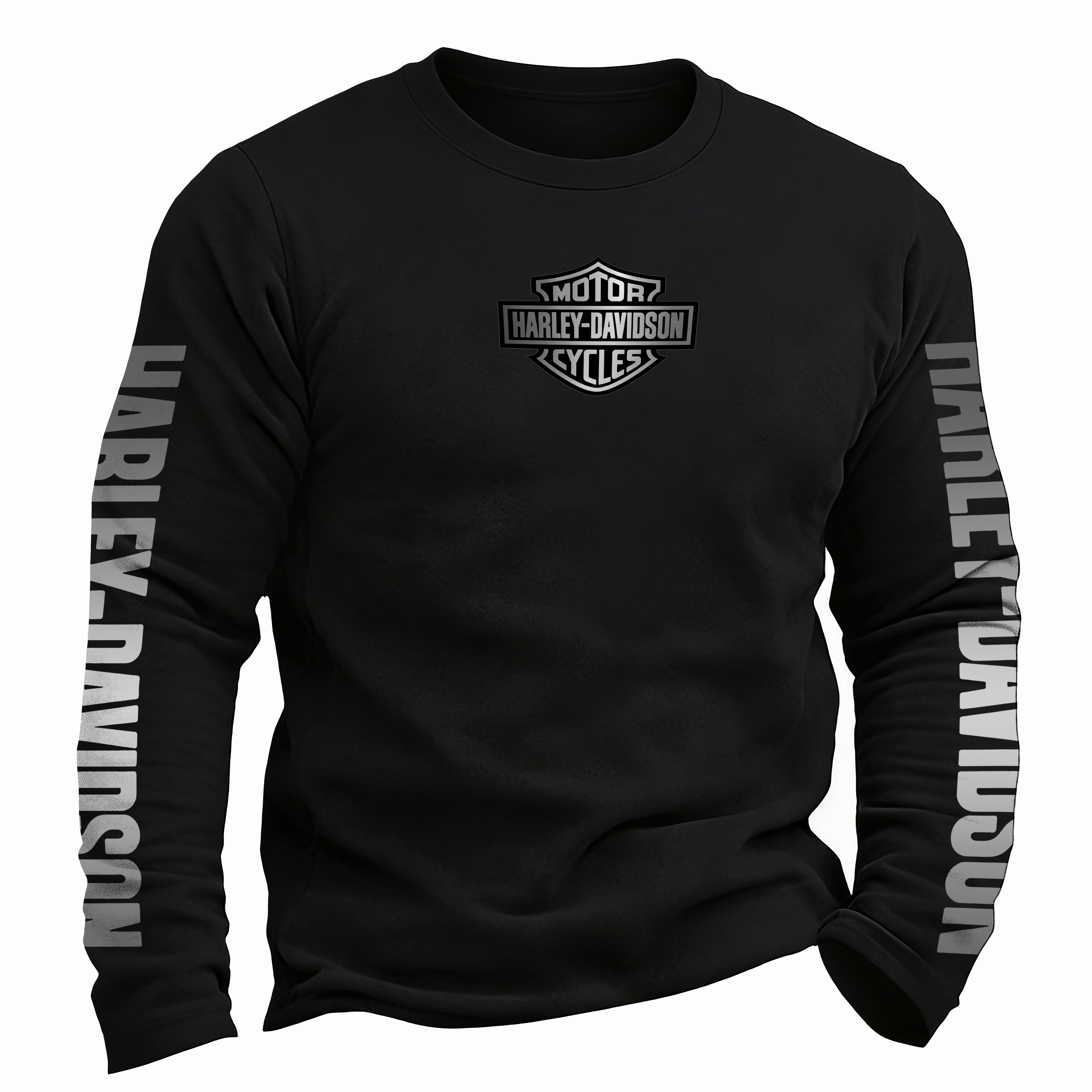  Motorcycles Printed Long Sleeves Men's T-shirt