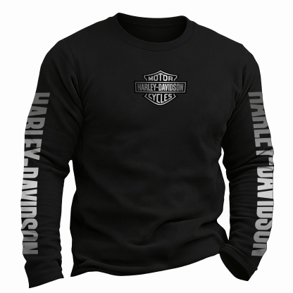  Motorcycles Printed Long Sleeves Men's T-shirt