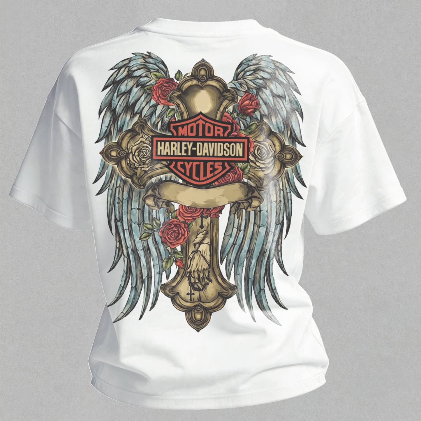  Motorcycles Printed V-Neck Women's T-shirt