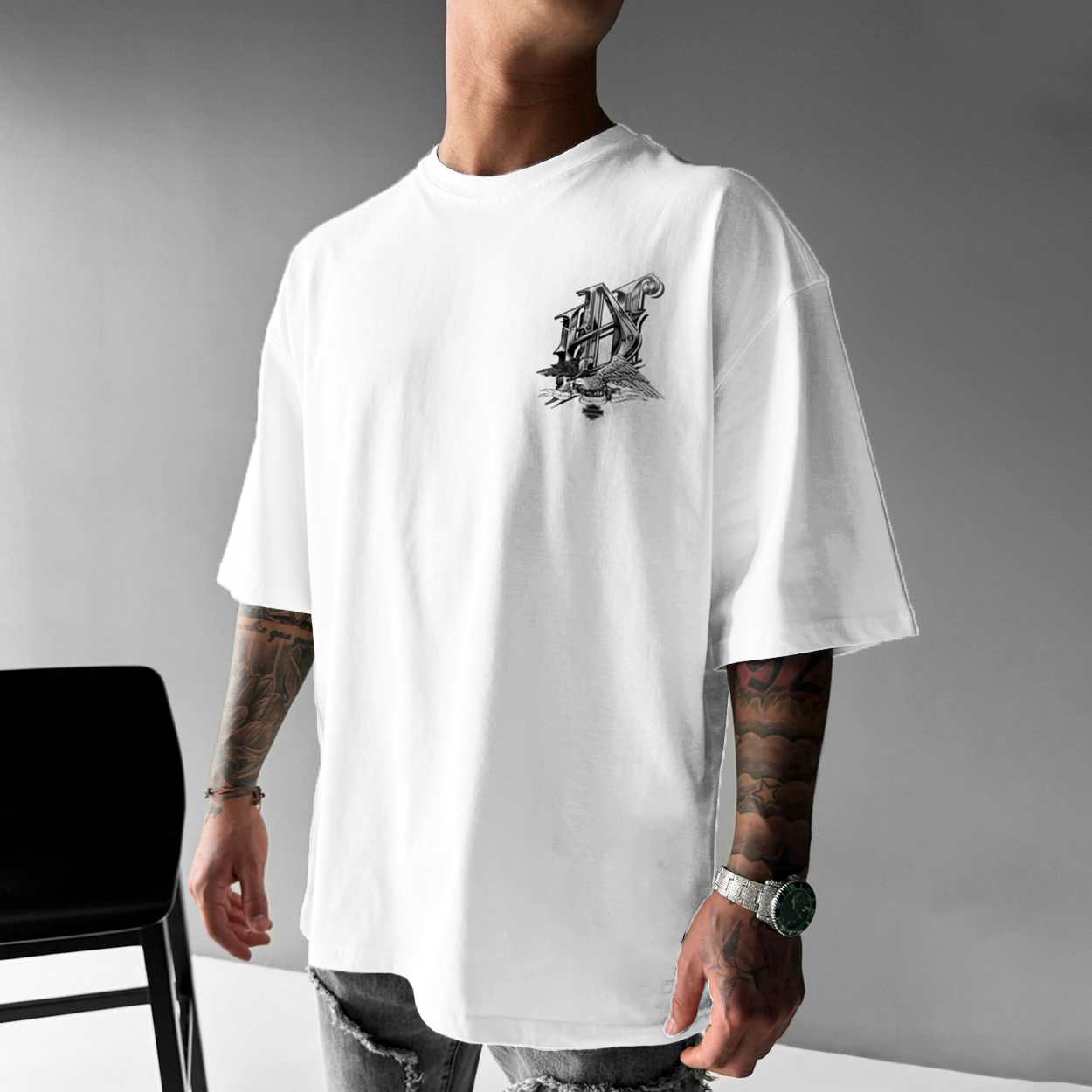  Printed Oversized Unisex T-shirt