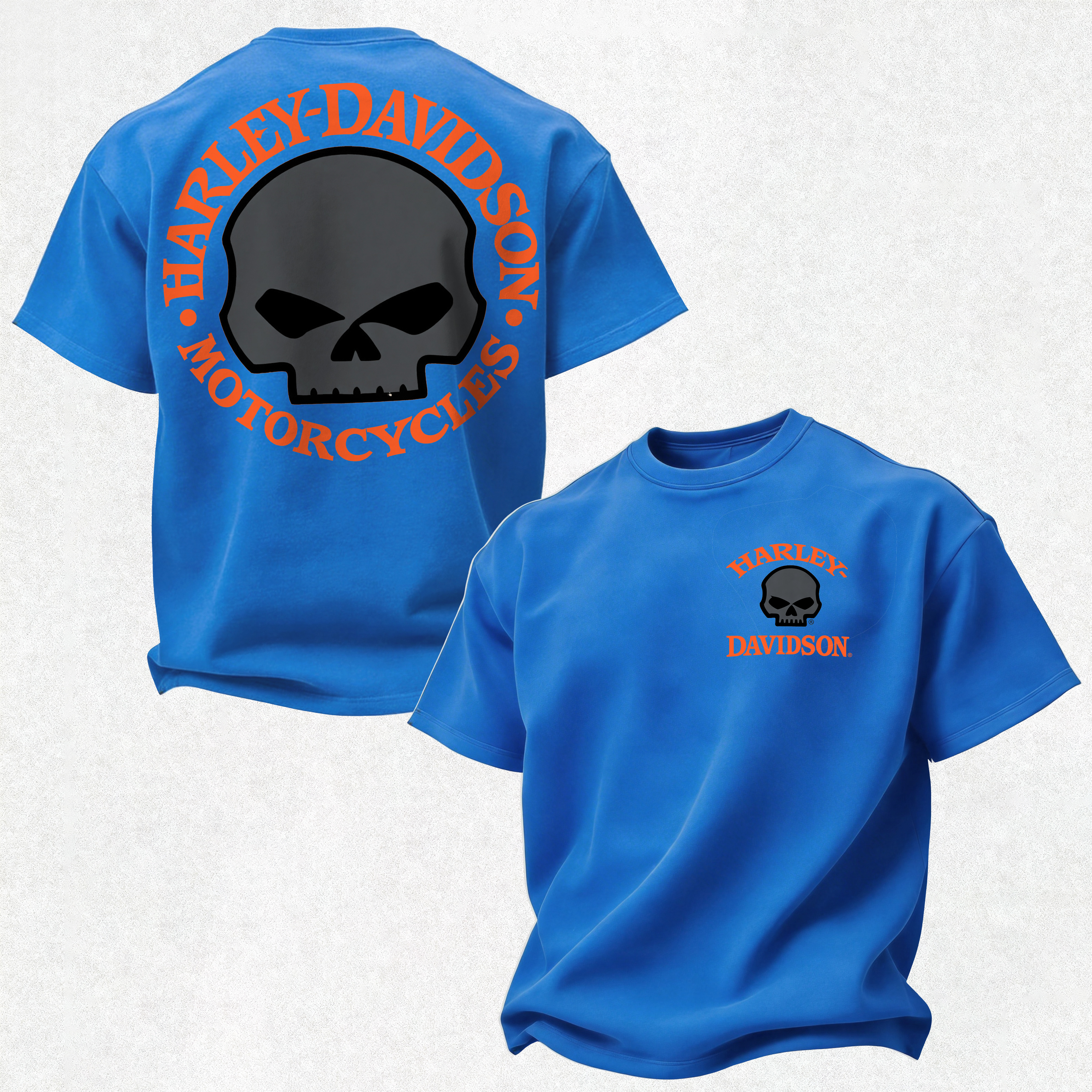  Motorcycles Printed Oversized Unisex T-shirt