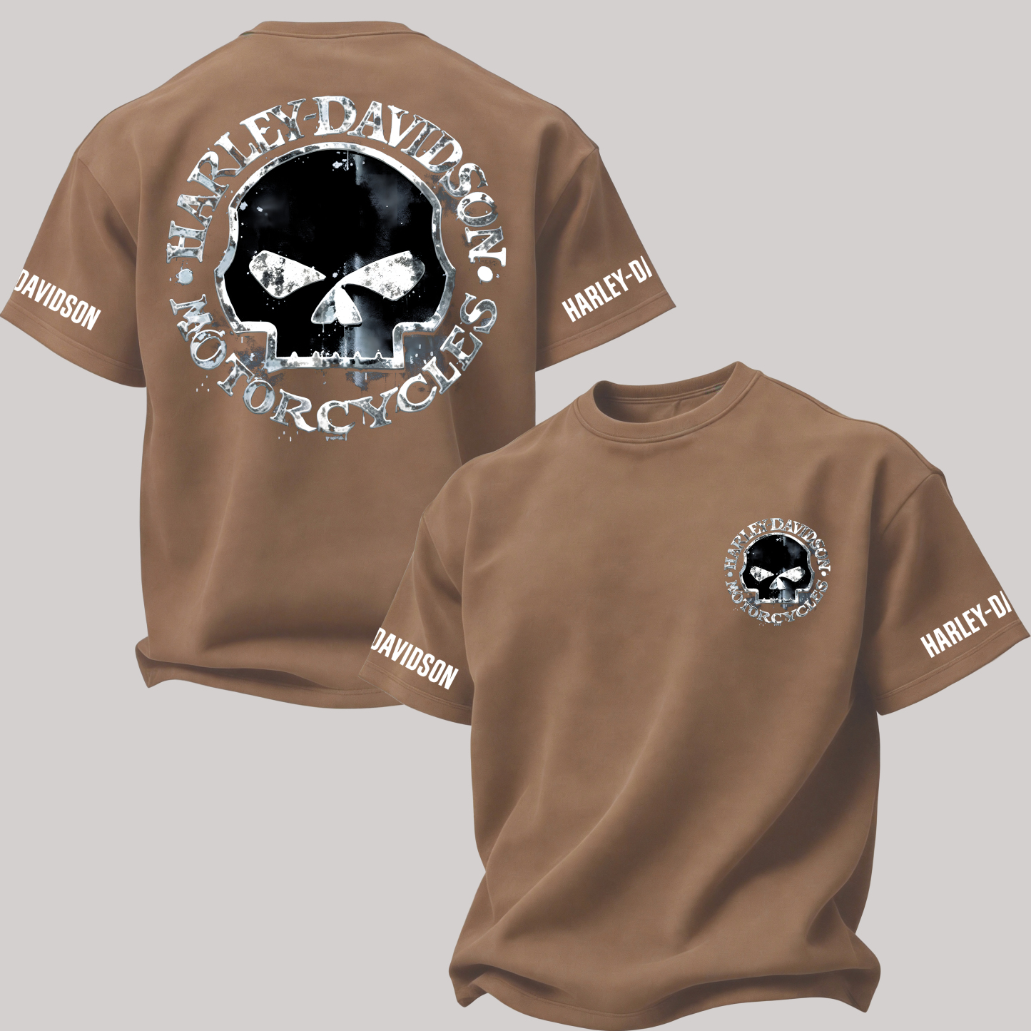  Motorcycles Printed Oversized Unisex T-shirt