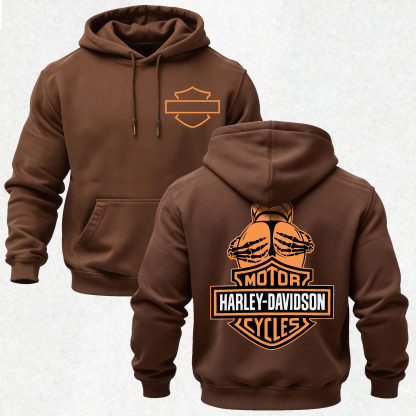  Motorcycles Printed Fleece-lined Unisex Hoodie