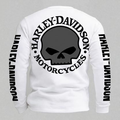  Motorcycles Printed Long Sleeves Men's T-shirt