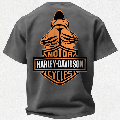  Motorcycles Printed Oversized Unisex T-shirt