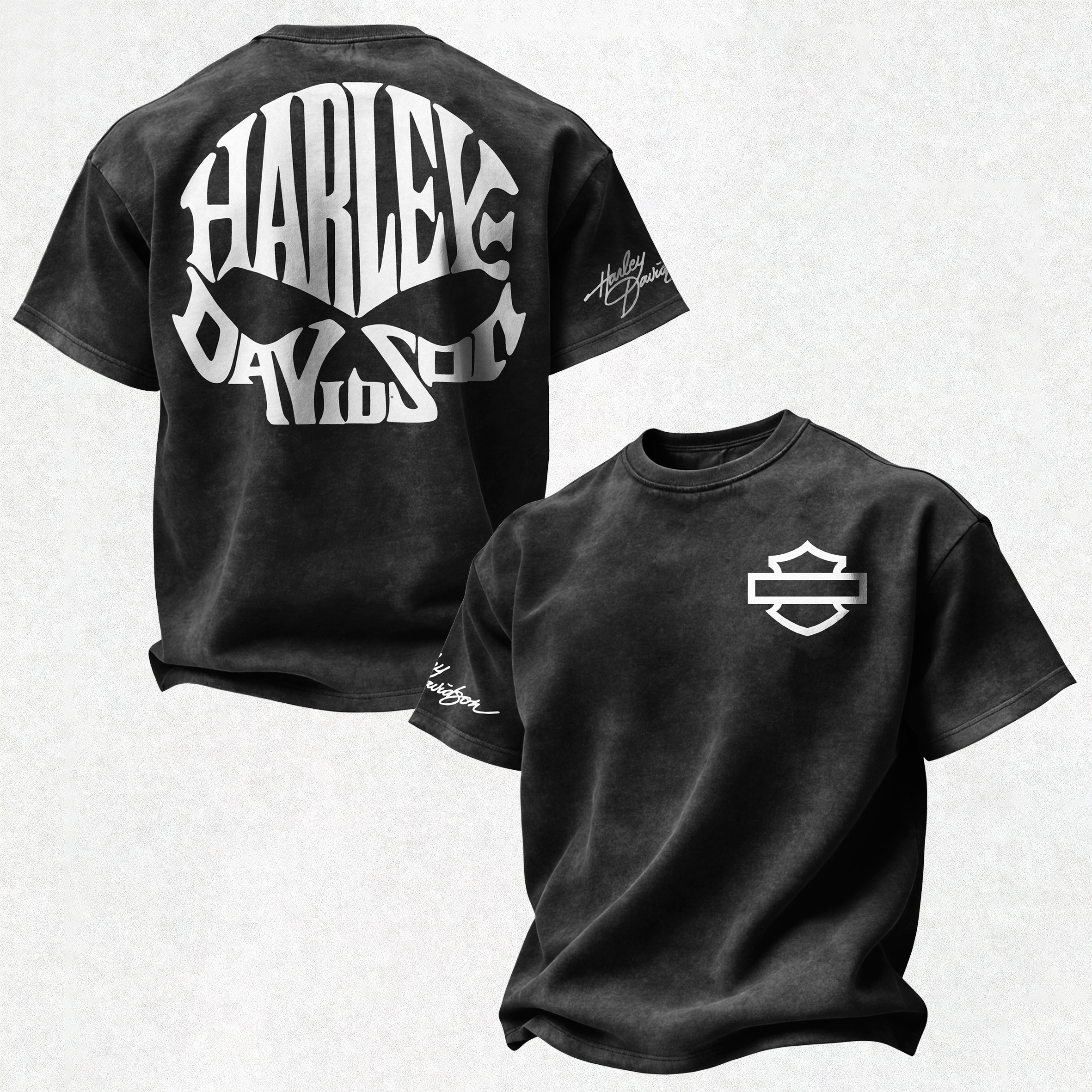  Printed Unisex Washed T-Shirt