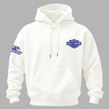  Motorcycles Printed Fleece-lined Unisex Hoodie