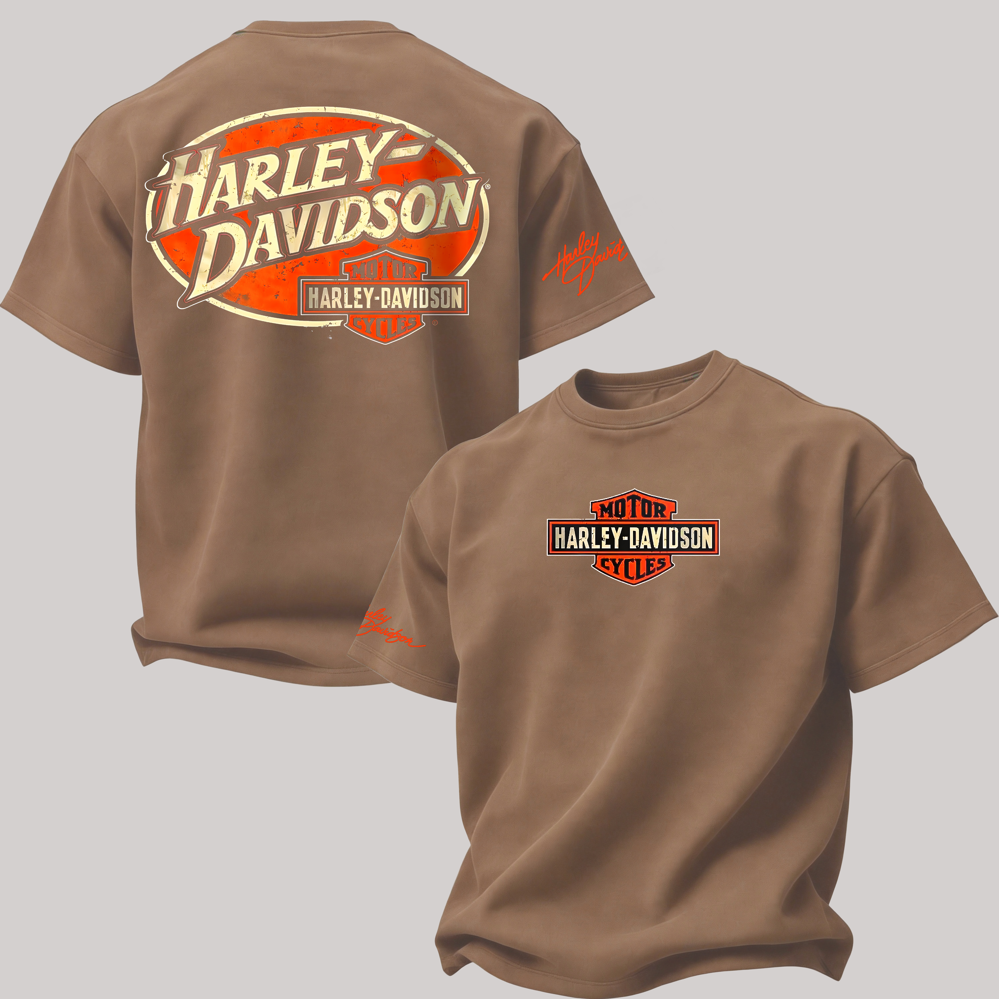  Motorcycles Printed Oversized Unisex T-shirt