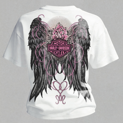  Motorcycles Printed V-Neck Women's T-shirt