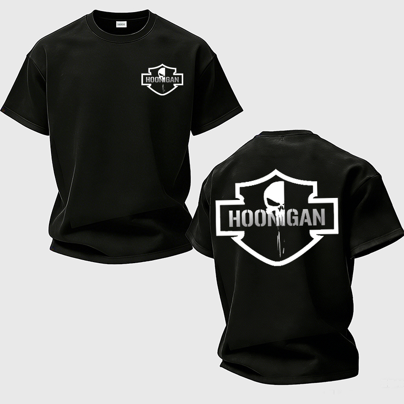 Hoonigan Harley-Davidson Printed Unisex Oversized T-shirts