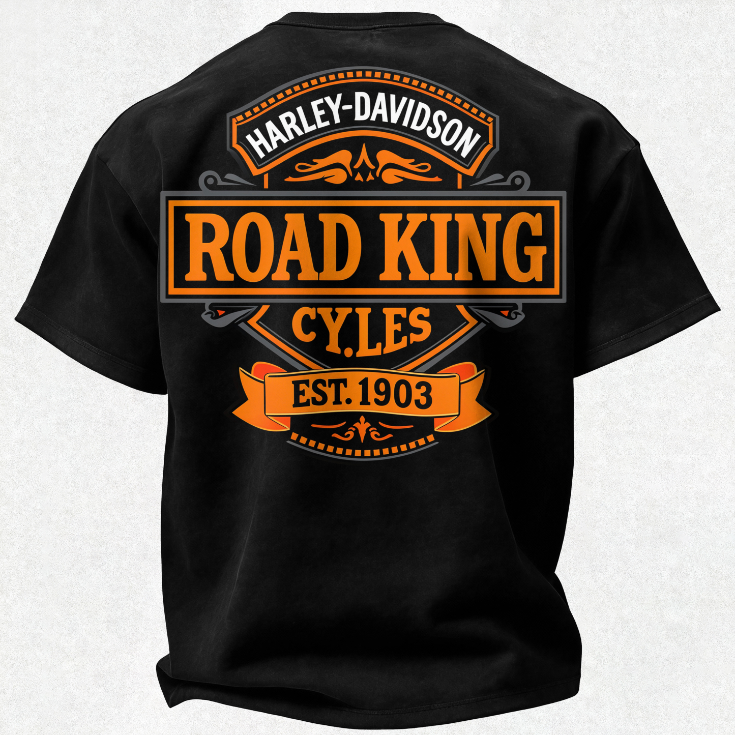  Motorcycles Printed Oversized Unisex T-shirt