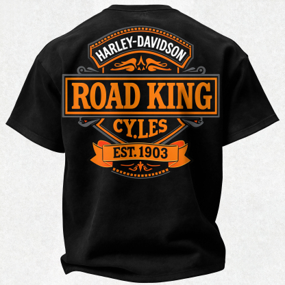  Motorcycles Printed Oversized Unisex T-shirt