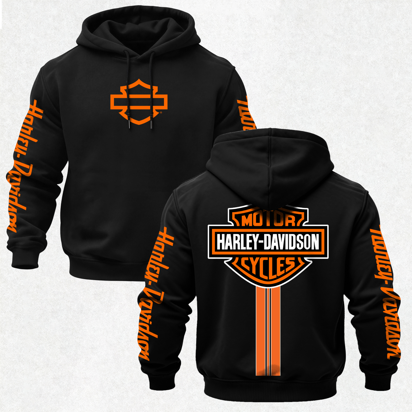 Harley-Davidson Motorcycles Printed Fleece-lined Unisex Hoodie