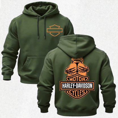  Motorcycles Printed Fleece-lined Unisex Hoodie