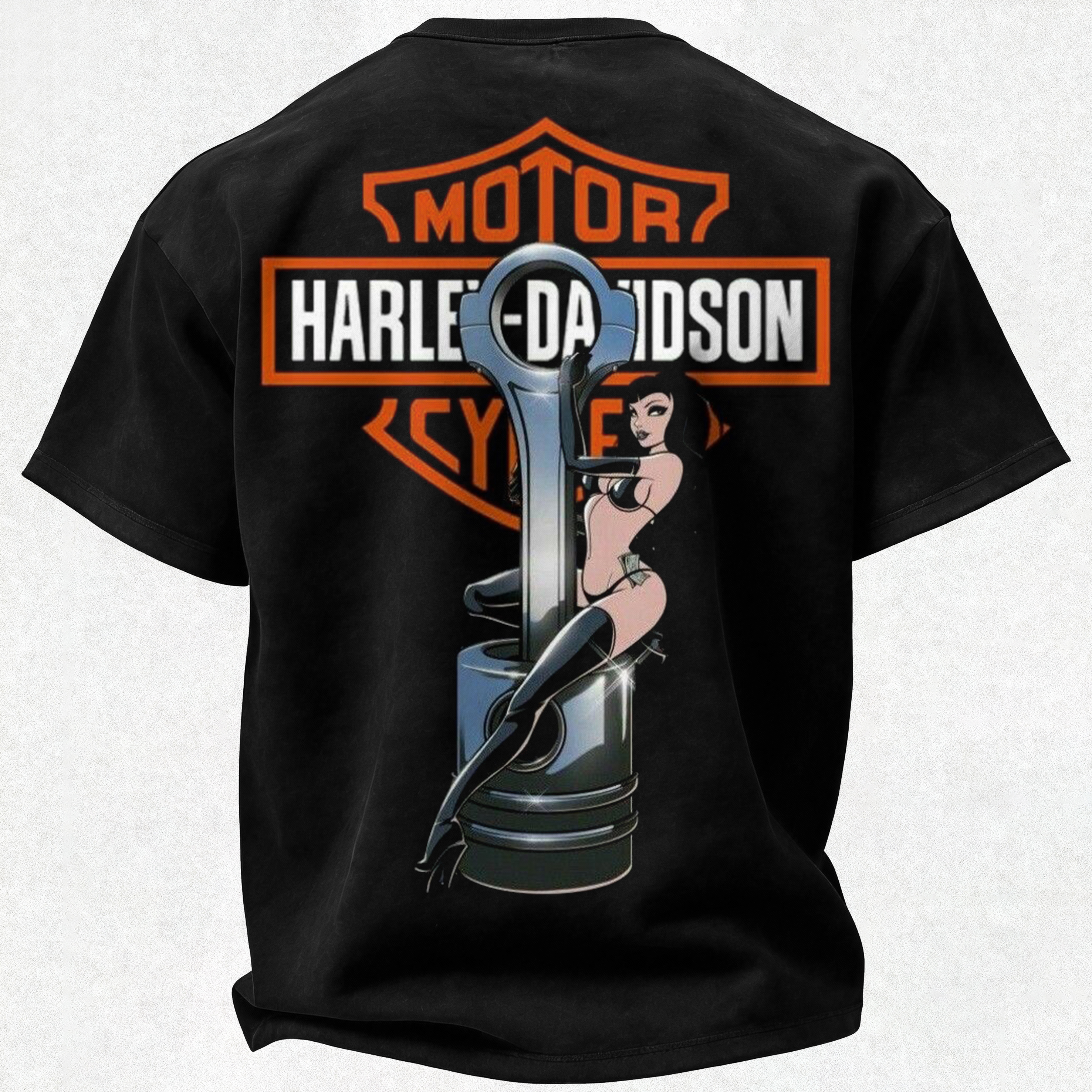  Motorcycles Printed Oversized Unisex T-shirt