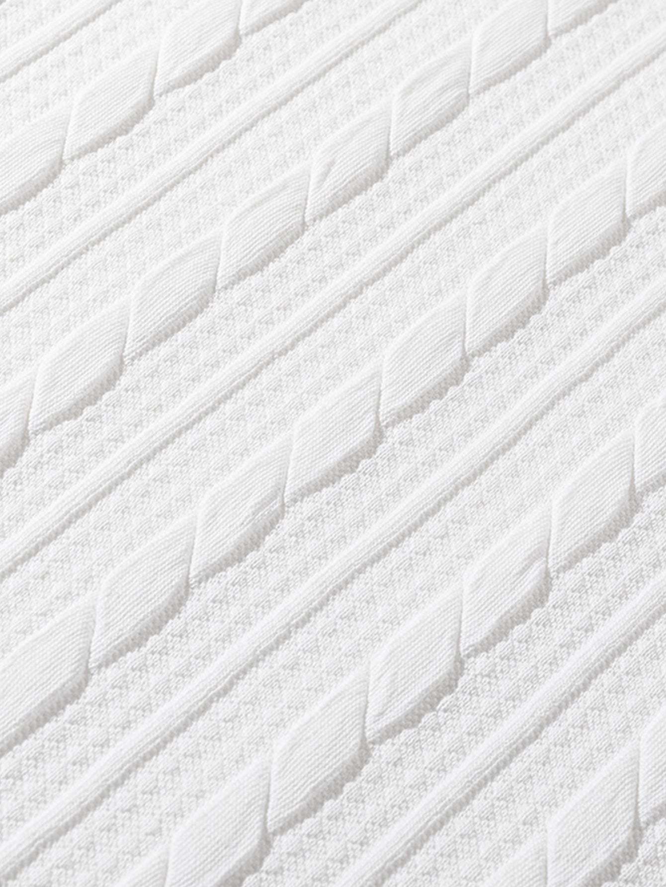 Relax Fit Twist Jacquard Crew Neck Sweatshirt & Twisted Jacquard Straight Leg Pants