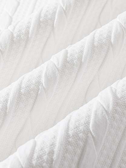 Relax Fit Twist Jacquard Crew Neck Sweatshirt & Twisted Jacquard Straight Leg Pants