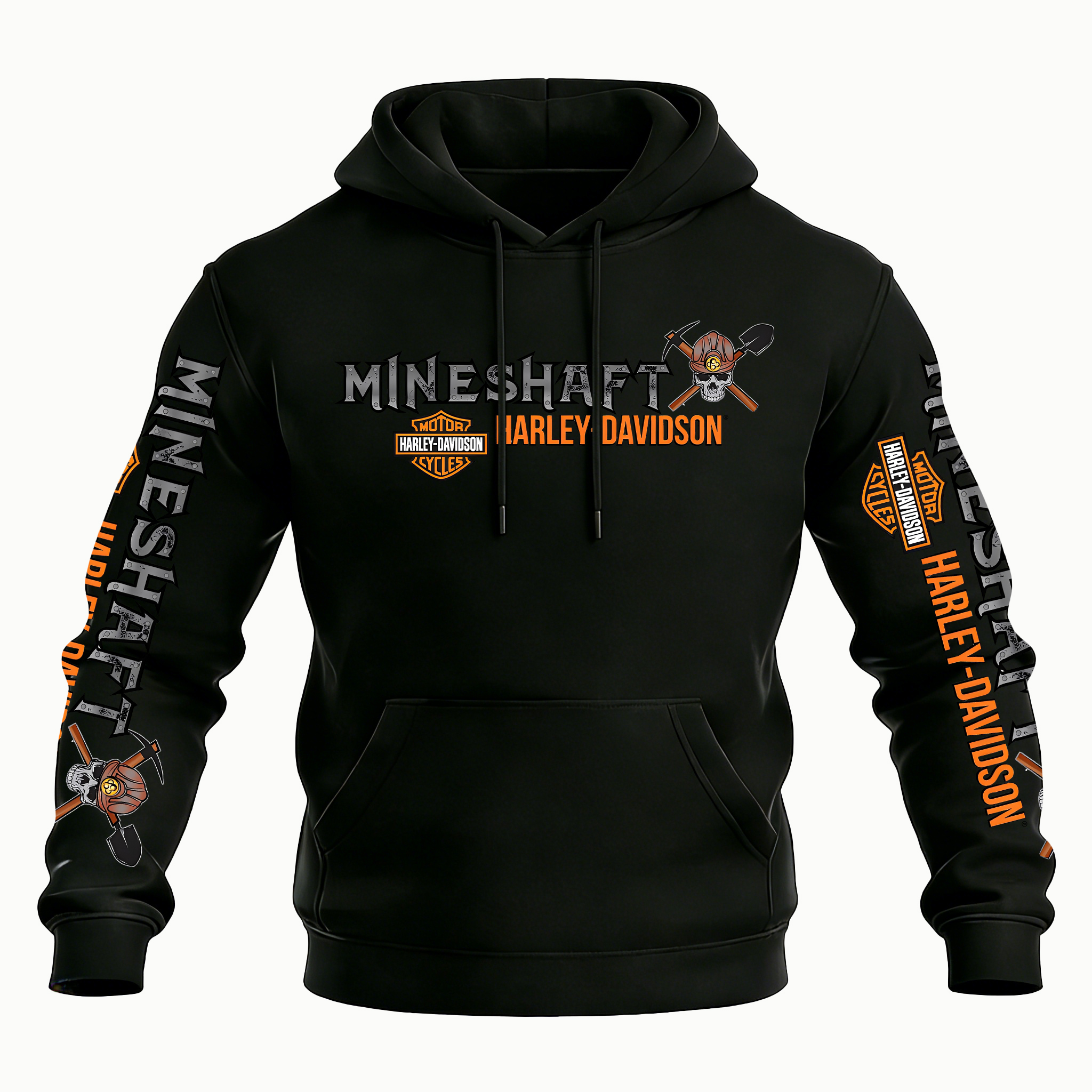  Motorcycles Printed Fleece-lined Unisex Hoodie