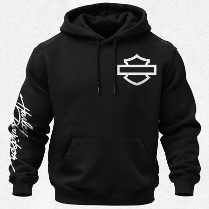  Motorcycles Printed Fleece-lined Unisex Hoodie