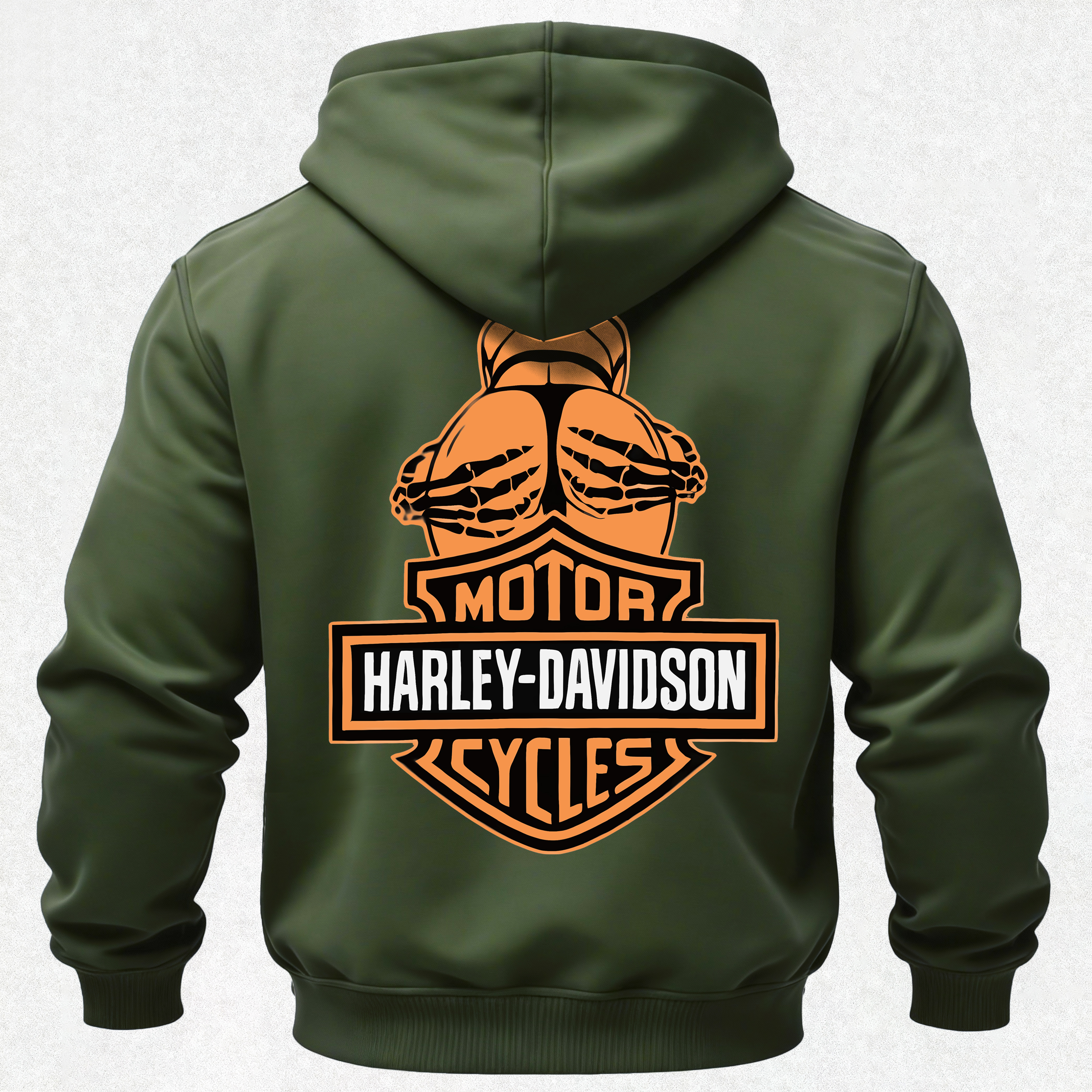  Motorcycles Printed Fleece-lined Unisex Hoodie
