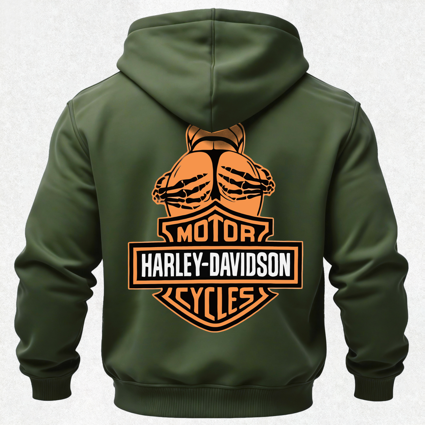  Motorcycles Printed Fleece-lined Unisex Hoodie