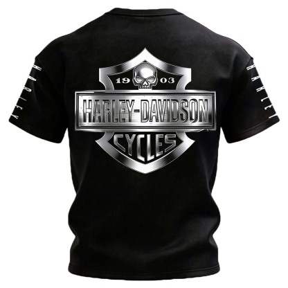  Motorcycles Printed Unisex Oversized T-shirt