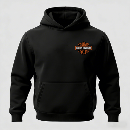  Motorcycles Printed Fleece-lined Unisex Hoodie