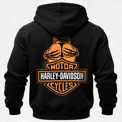  Motorcycles Printed Fleece-lined Unisex Hoodie
