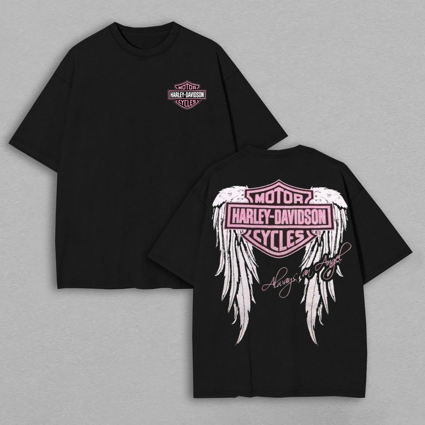 Harley-Davidson Motorcycles Printed Oversized Unisex T-shirt