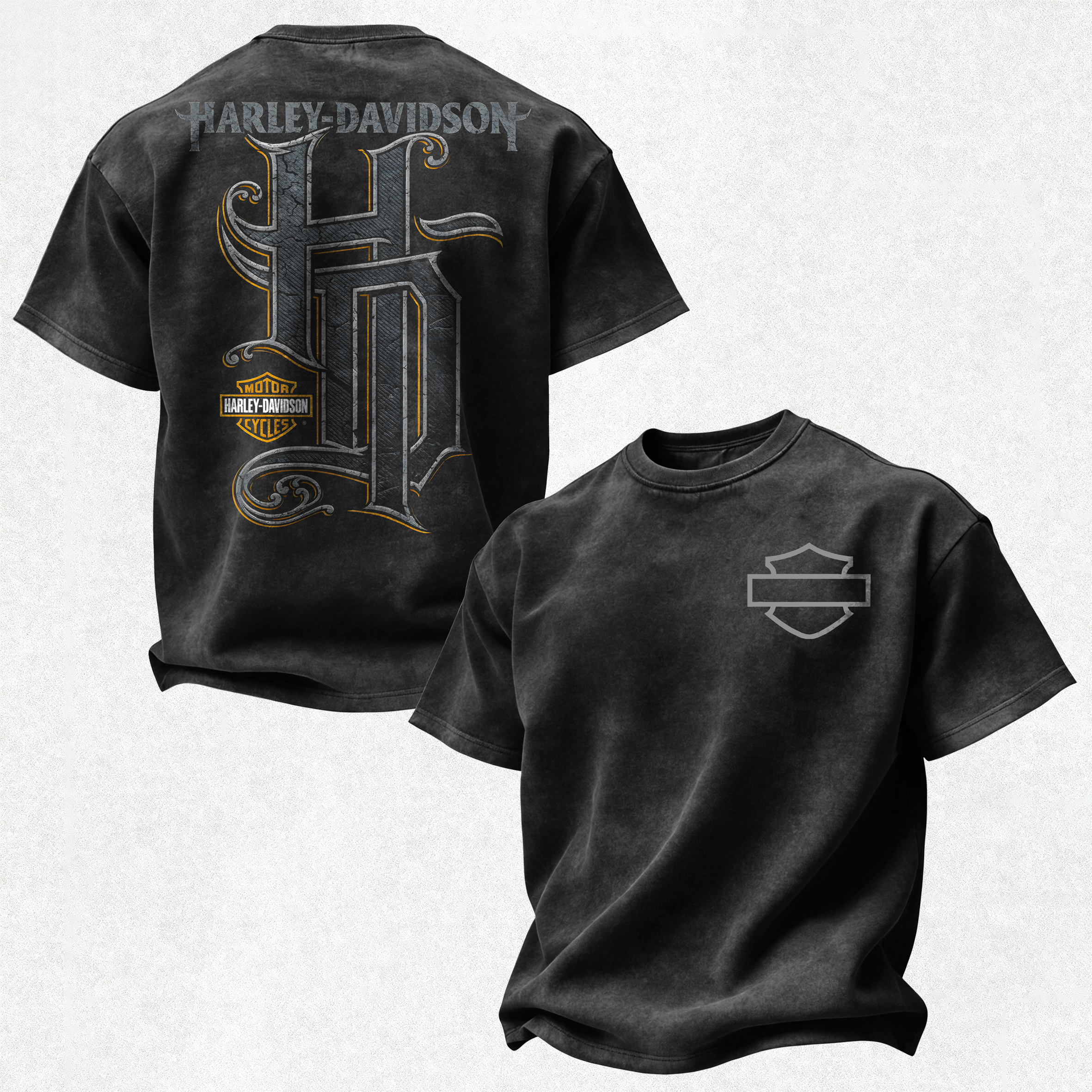  Printed Unisex Washed T-Shirt