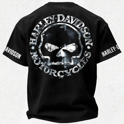  Motorcycles Printed Oversized Unisex T-shirt