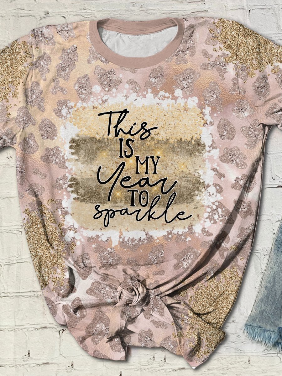 This is my year to sparkle graphic tee