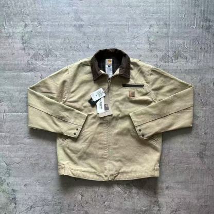 J97 jacket, vintage lapel, distressed zipper jacket for men and women