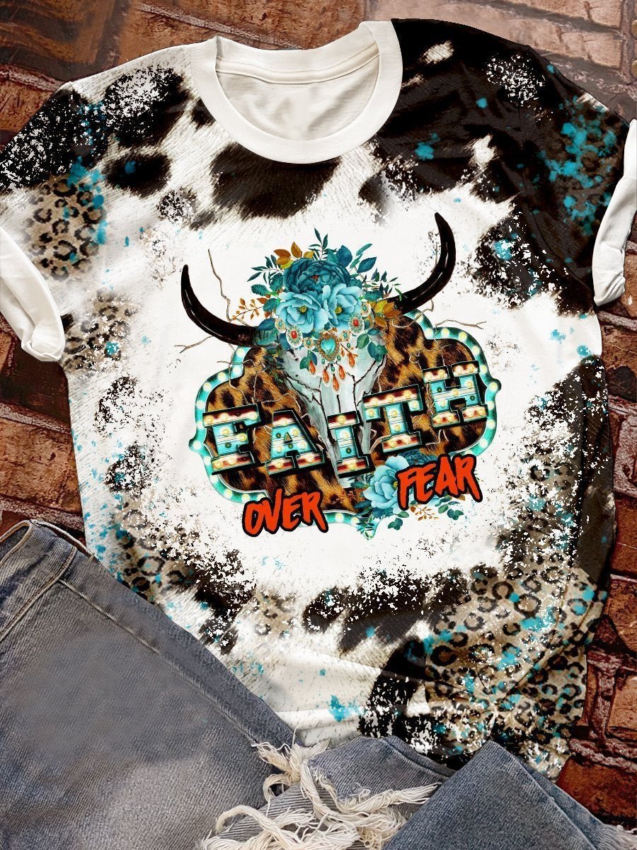 Faith over fear graphic tee