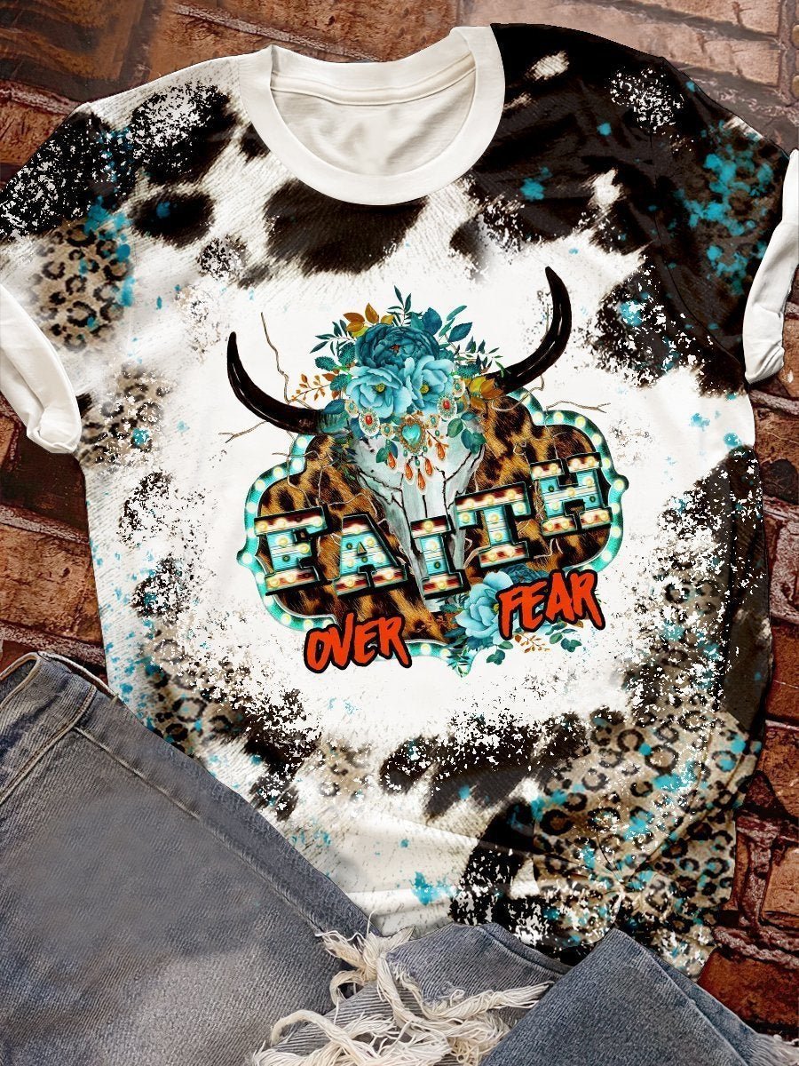 Faith over fear graphic tee