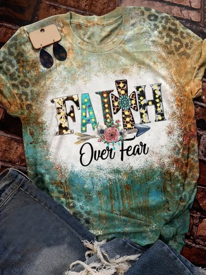 Faith over fear graphic tee