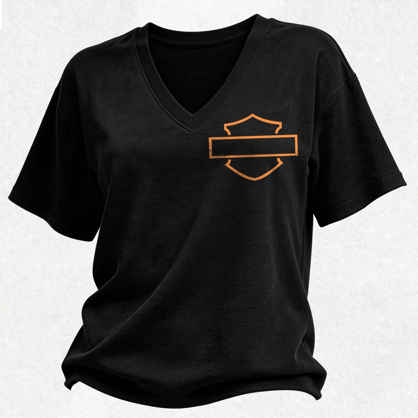  Motorcycles Printed V-Neck Women's T-shirt